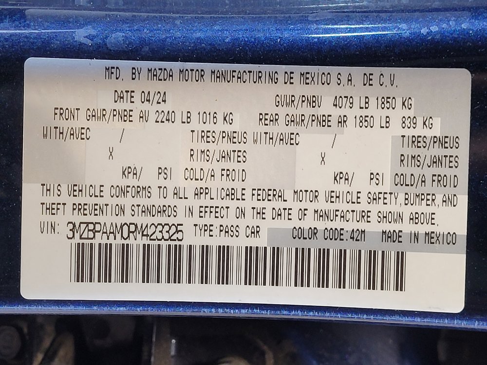 Used 2024 MAZDA MAZDA3 s FWD image 33
