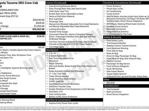 Used 2018 Toyota Tacoma SR5 image 31
