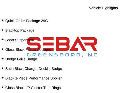 Used 2018 Dodge Charger SXT w/ Blacktop Package image 6