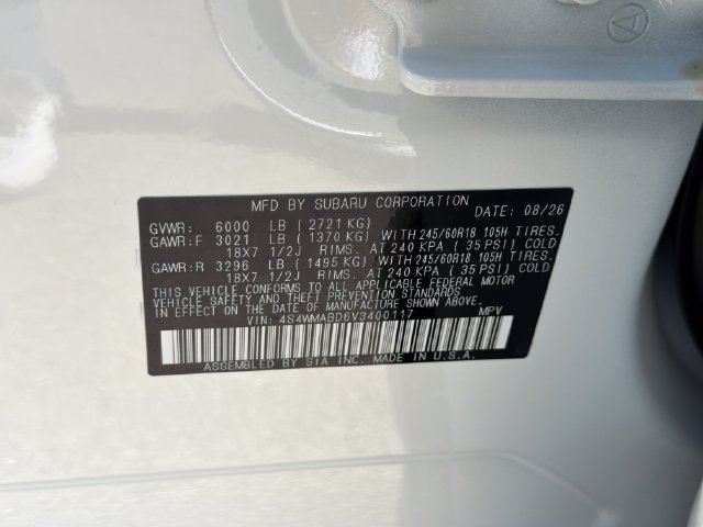 New 2027 Subaru Ascent Premium AWD/4WD image 25