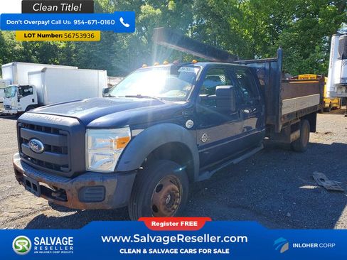 Used 2011 Ford F550 4x4 Crew Cab Super Duty w/ Payload Upgrade Pkg image 1