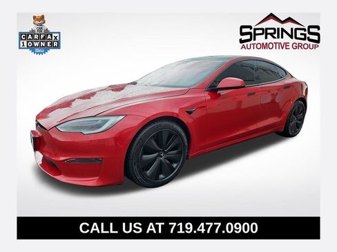 Used 2021 Tesla Model S Plaid AWD/4WD image 1
