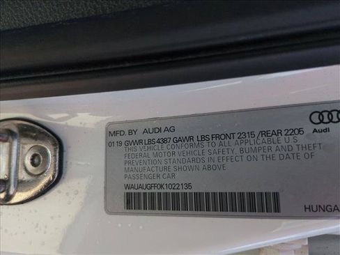 Used 2019 Audi A3 2.0T Premium w/ Convenience Package FWD image 15