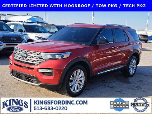 Certified 2023 Ford Explorer Limited w/ Limited Technology Package image 1