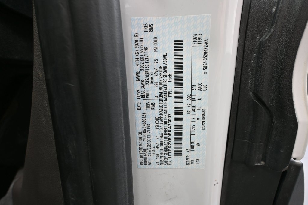 Used 2023 Ford Transit 250 148 High Roof AWD w/ Load Area Protection Package image 35