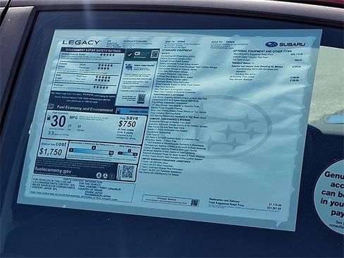 New 2025 Subaru Legacy Premium image 20