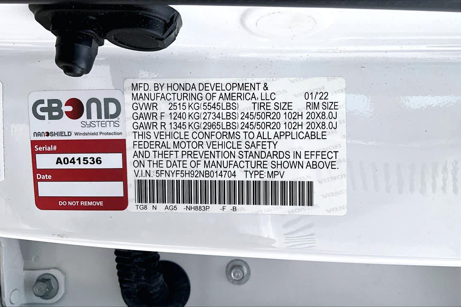 Used 2022 Honda Pilot Touring image 37