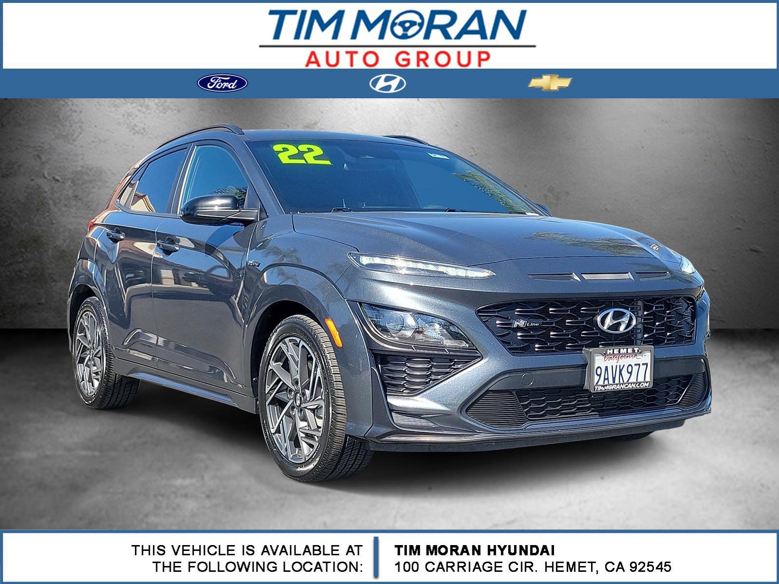 Certified 2022 Hyundai Kona N Line w/ Cargo Package AWD/4WD image 1
