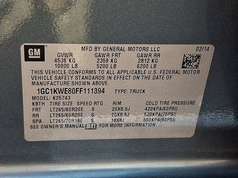 Used 2015 Chevrolet Silverado 2500 LTZ w/ Duramax Plus Package AWD/4WD image 28