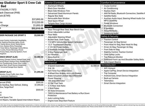 Used 2024 Jeep Gladiator Sport AWD/4WD image 47