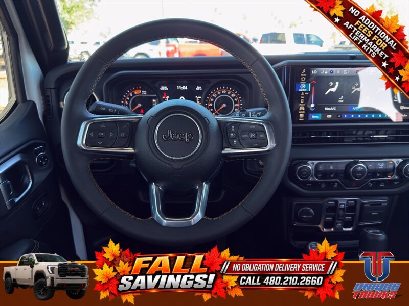 Used 2024 Jeep Wrangler Unlimited Sahara w/ Technology Group AWD/4WD image 37