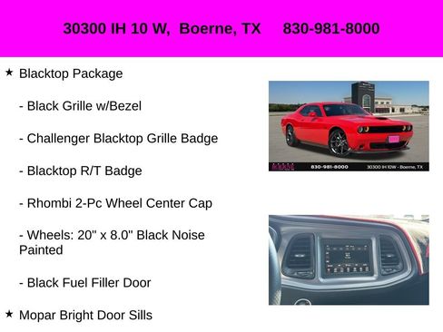 Used 2023 Dodge Challenger R/T w/ Blacktop Package RWD image 20