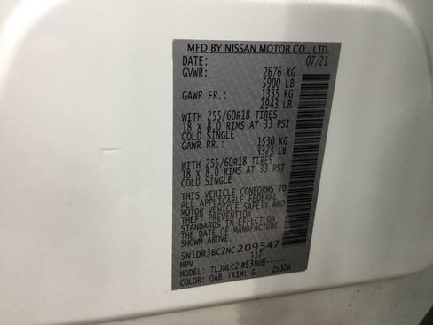 Used 2022 Nissan Pathfinder SV AWD/4WD image 7
