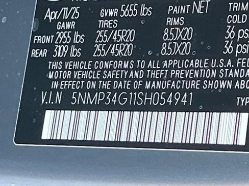 Used 2025 Hyundai Santa Fe Limited FWD image 38