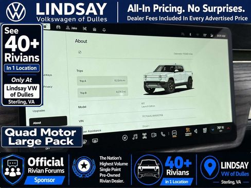 Used 2022 Rivian R1T Launch Edition AWD/4WD image 18