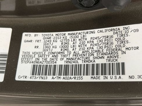 Used 2010 Toyota Tacoma 4x4 Regular Cab image 23