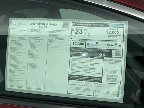 New 2025 Nissan Murano SL w/ Cargo Package image 5