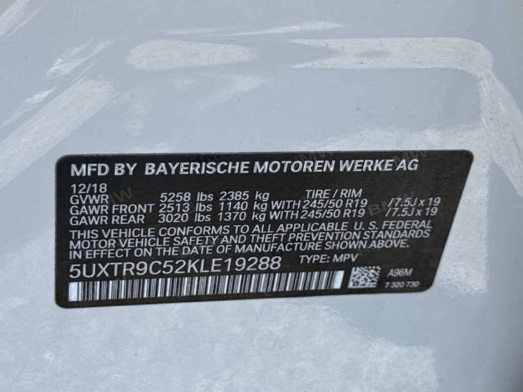 Used 2019 BMW X3 xDrive30i w/ Convenience Package AWD/4WD image 30