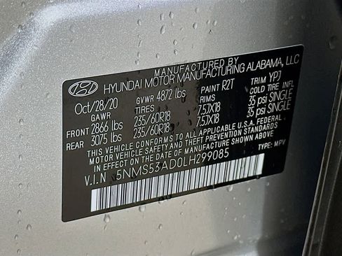 Used 2020 Hyundai Santa Fe Limited image 23