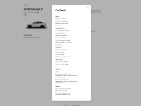 Used 2018 Tesla Model X P100D image 4