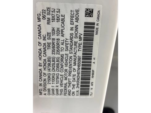 Used 2022 Honda CR-V EX-L image 28