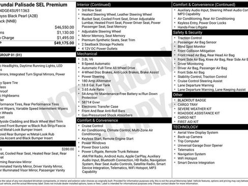 Certified 2025 Hyundai Palisade SEL image 10