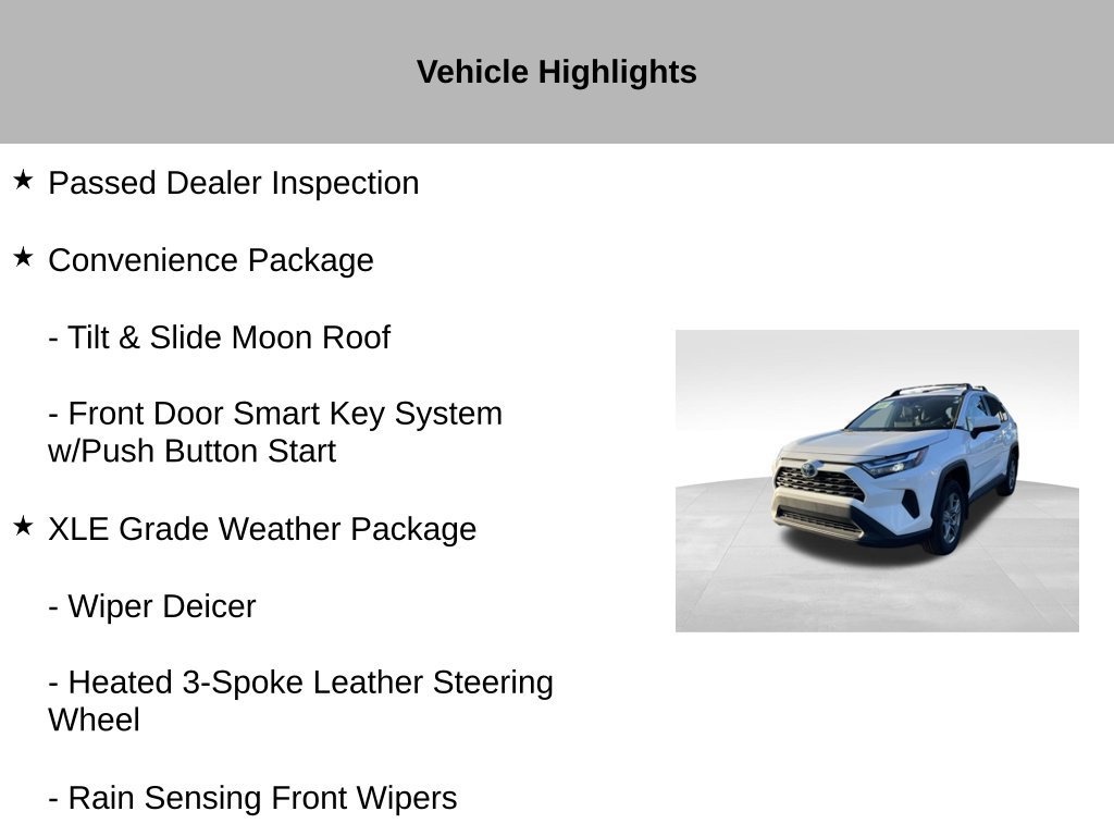Used 2022 Toyota RAV4 XLE w/ Convenience Package AWD/4WD image 18