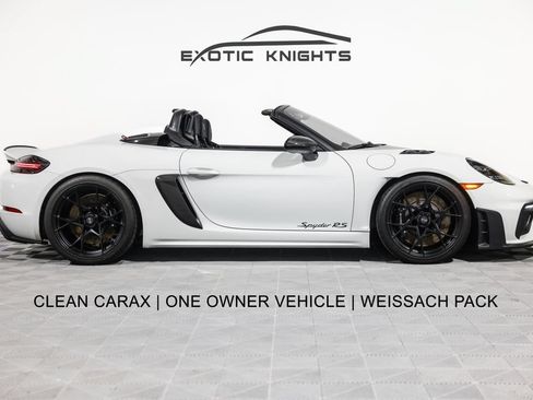 Used 2024 Porsche 718 Boxster Spyder RS w/ Weissach Package RWD image 2