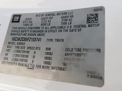 Used 2015 Chevrolet Silverado 3500 LT w/ LT Convenience Package image 50