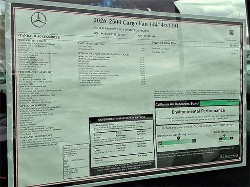 New 2026 Mercedes-Benz Sprinter 144 Cargo image 23