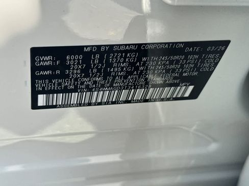 New 2026 Subaru Ascent Limited AWD/4WD image 33