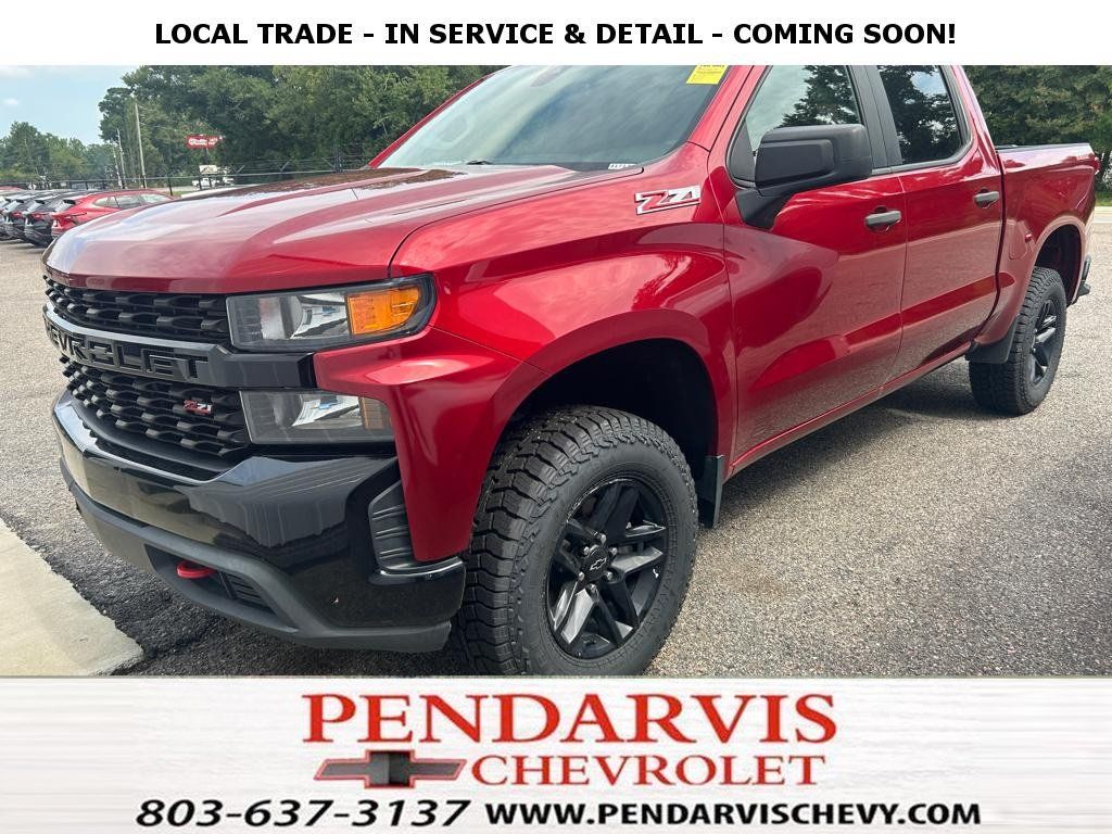Used 2021 Chevrolet Silverado 1500 Custom Trail Boss w/ Safety Confidence Package AWD/4WD image 1