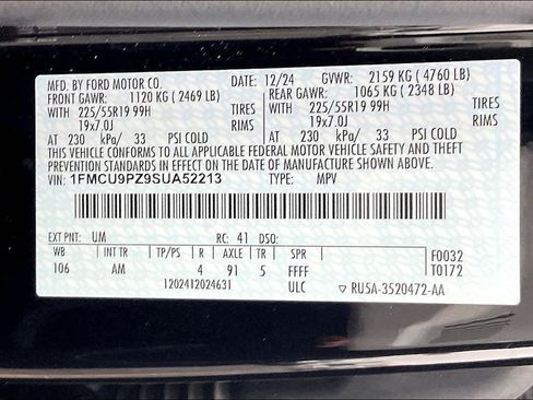 New 2025 Ford Escape ST-Line Elite w/ Premium Technology Package AWD/4WD image 13