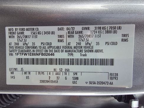 Used 2022 Ford F150 XLT w/ Equipment Group 301A Mid image 32