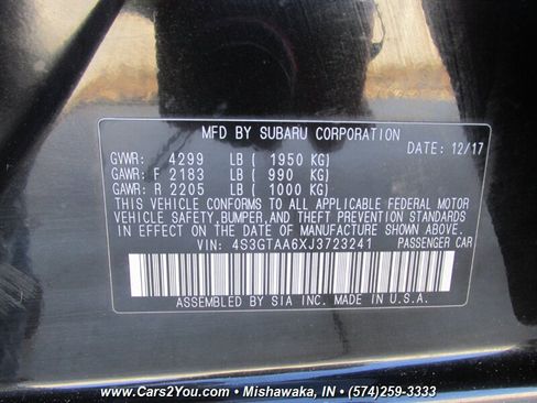 Used 2018 Subaru Impreza 2.0i w/ Popular Package #2 image 30