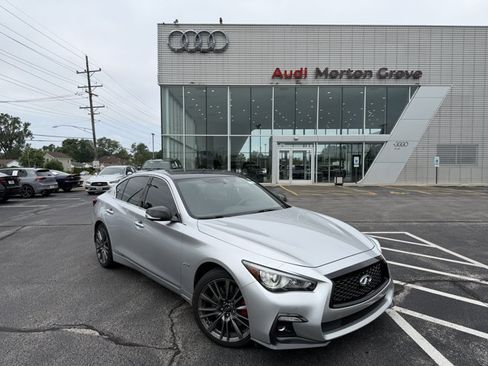 Used 2020 INFINITI Q50 Red Sport 400 w/ Proactive Package AWD/4WD image 1