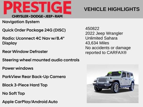 Used 2022 Jeep Wrangler Unlimited Sahara image 2