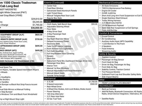 Used 2021 RAM 1500 Tradesman w/ Popular Equipment Group RWD image 4