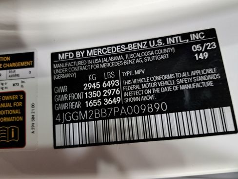 Certified 2023 Mercedes-Benz EQE 350+ SUV image 39