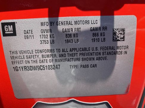 Used 2012 Chevrolet Corvette Grand Sport w/ 2LT Preferred Equipment Group image 43