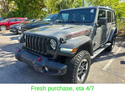 Used 2022 Jeep Wrangler Unlimited Rubicon w/ LED Lighting Group image 1