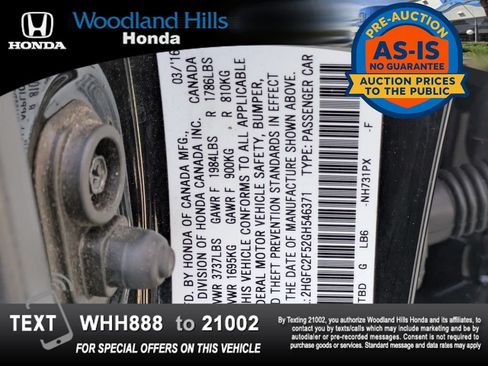 Used 2016 Honda Civic LX image 25