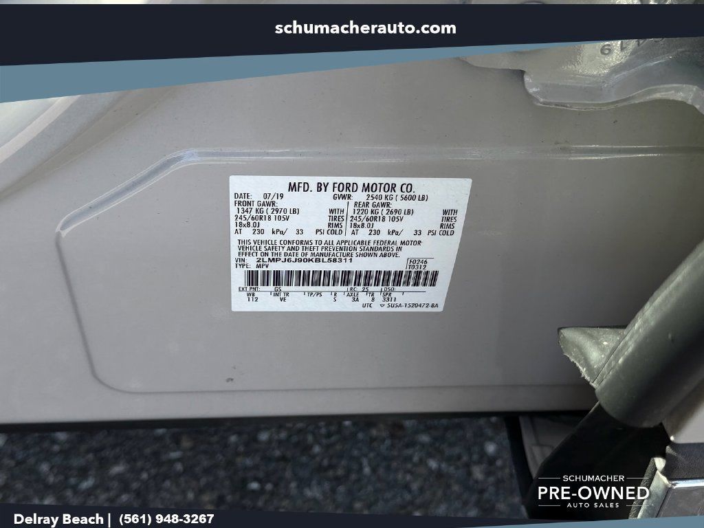 Certified 2019 Lincoln Nautilus FWD image 16