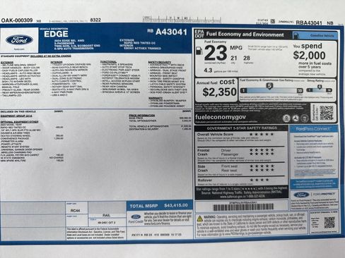 Used 2024 Ford Edge SEL w/ Convenience Package AWD/4WD image 24