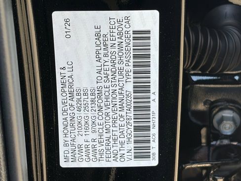 New 2026 Honda Accord Touring image 24