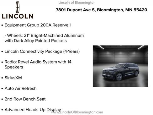 New 2026 Lincoln Aviator Reserve AWD/4WD image 9