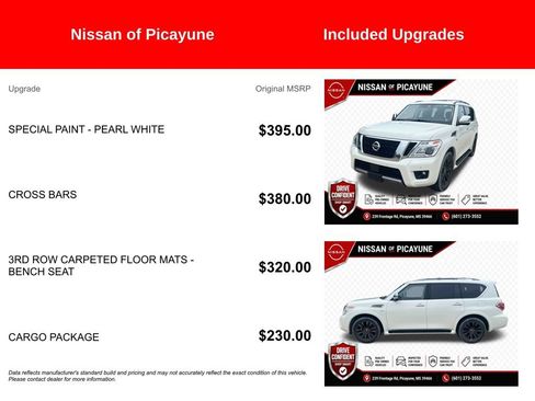 Used 2020 Nissan Armada Platinum w/ Cargo Package AWD/4WD image 7
