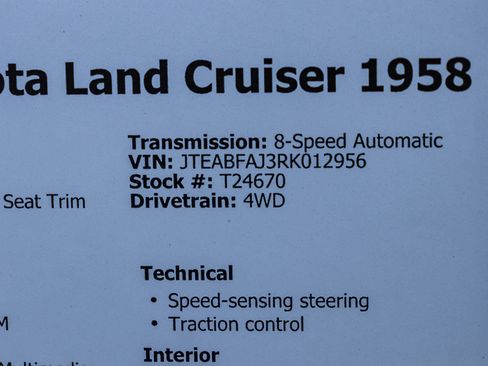 Certified 2024 Toyota Land Cruiser 1958 image 29