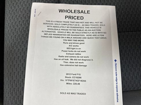 Used 2012 Ford F150 XLT w/ XLT Chrome Pkg AWD/4WD image 31