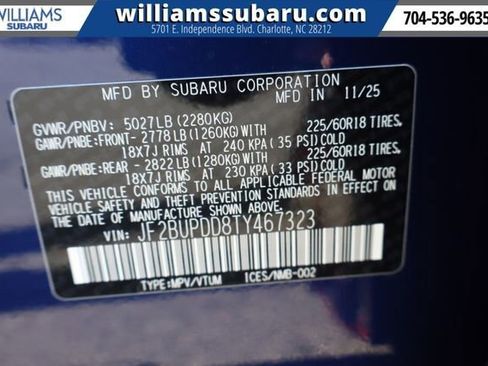 New 2026 Subaru Outback Limited image 25